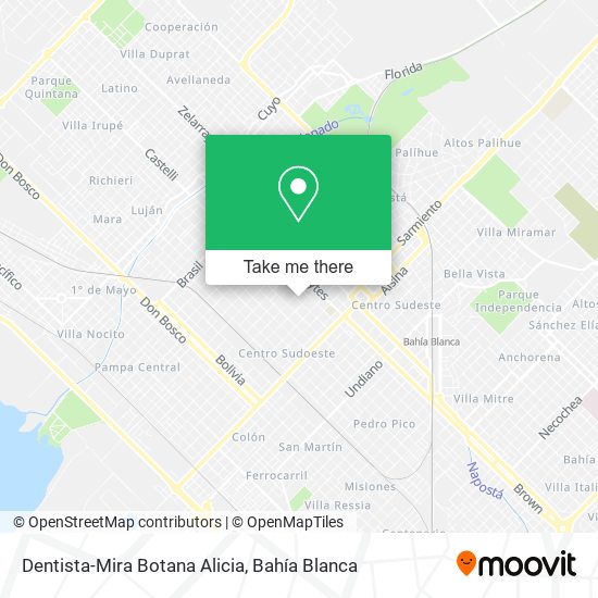 Dentista-Mira Botana Alicia map