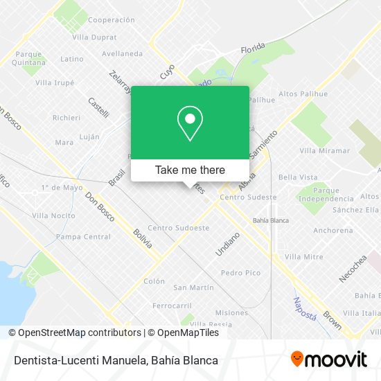 Dentista-Lucenti Manuela map