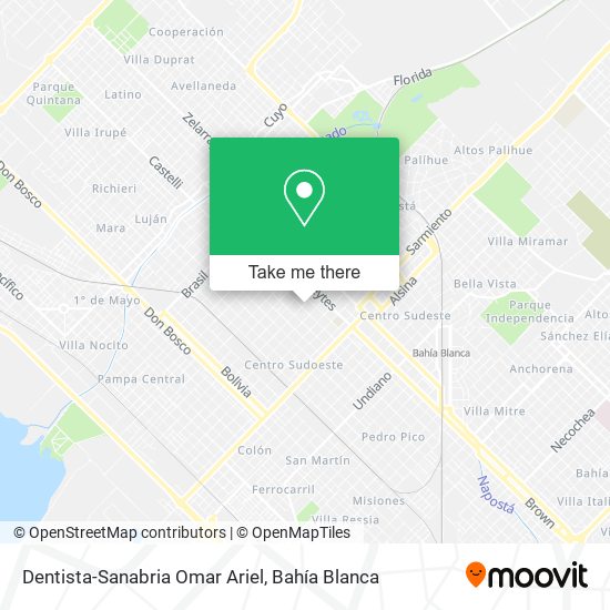 Dentista-Sanabria Omar Ariel map