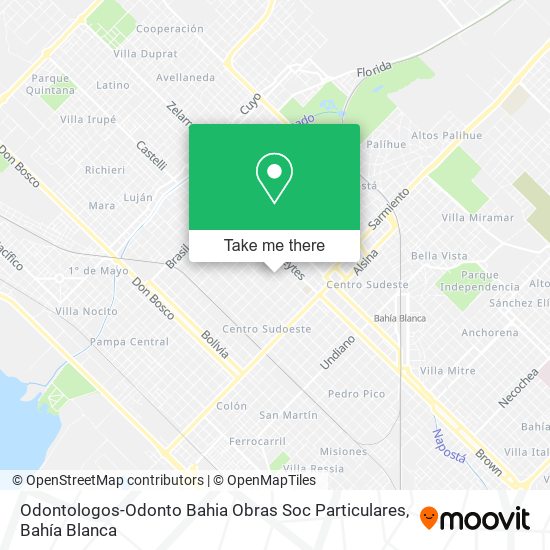 Mapa de Odontologos-Odonto Bahia Obras Soc Particulares