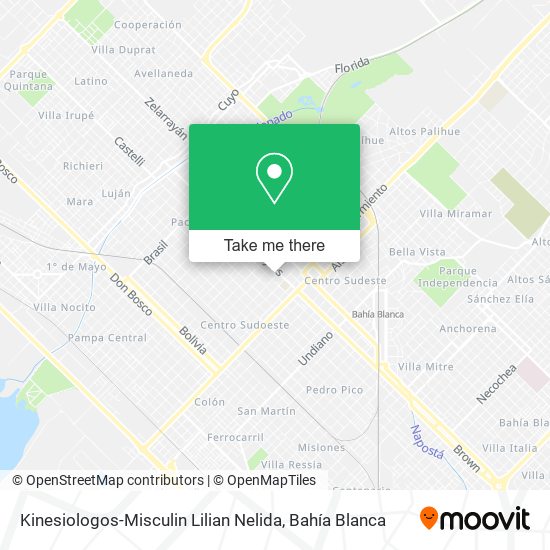 Kinesiologos-Misculin Lilian Nelida map