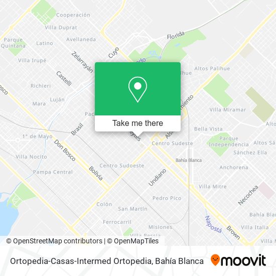 Ortopedia-Casas-Intermed Ortopedia map