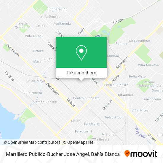 Martillero Publico-Bucher Jose Angel map