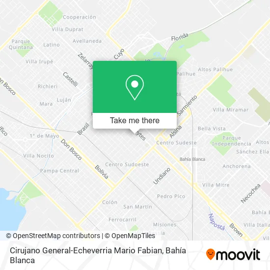 Cirujano General-Echeverria Mario Fabian map