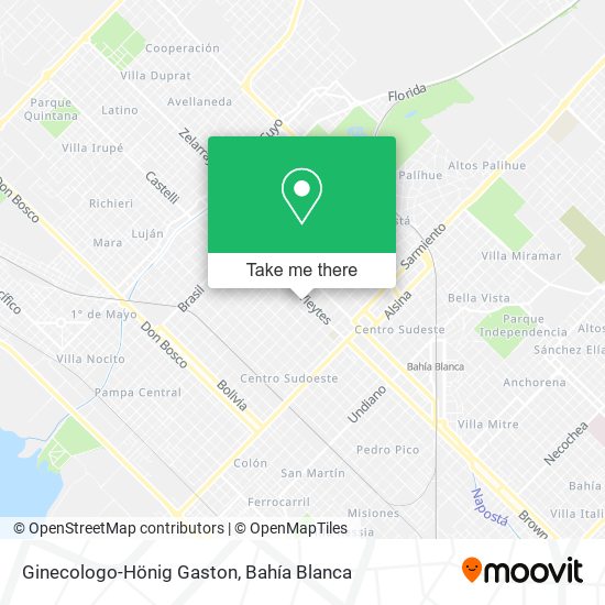 Mapa de Ginecologo-Hönig Gaston