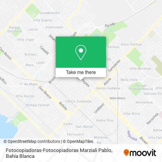 Mapa de Fotocopiadoras-Fotocopiadoras Marziali Pablo