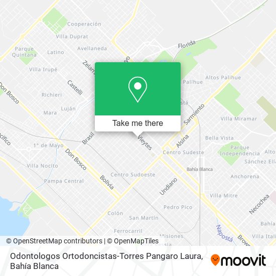 Odontologos Ortodoncistas-Torres Pangaro Laura map