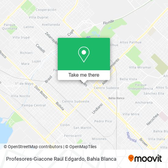Profesores-Giacone Raúl Edgardo map