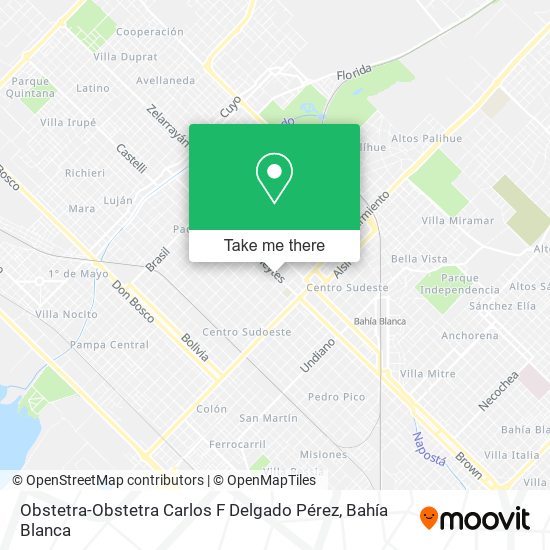 Obstetra-Obstetra Carlos F Delgado Pérez map