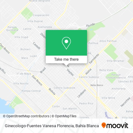 Ginecologo-Fuentes Vanesa Florencia map