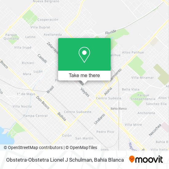 Obstetra-Obstetra Lionel J Schulman map