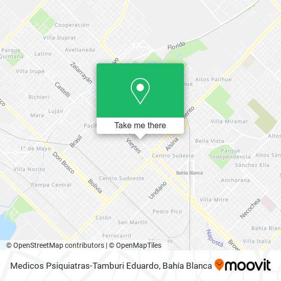 Medicos Psiquiatras-Tamburi Eduardo map