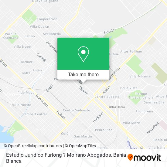 Estudio Juridico Furlong ? Moirano Abogados map