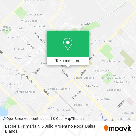 Escuela Primaria N 6 Julio Argentino Roca map