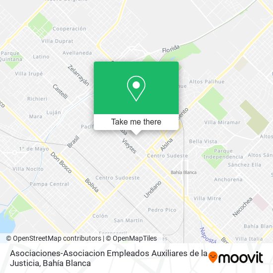 Mapa de Asociaciones-Asociacion Empleados Auxiliares de la Justicia
