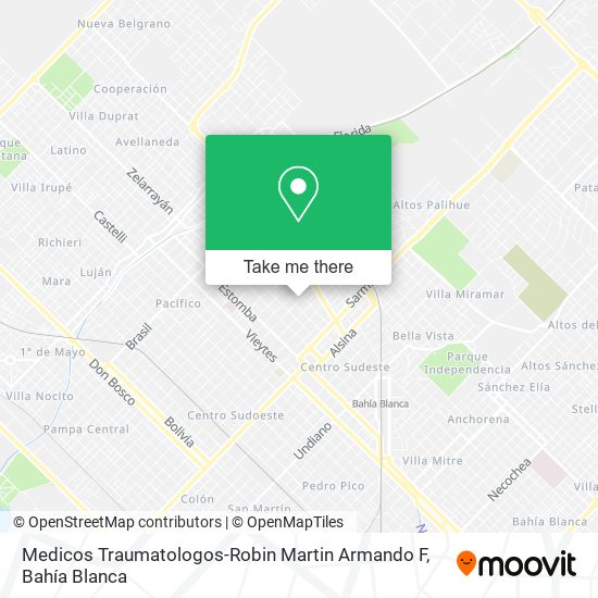Medicos Traumatologos-Robin Martin Armando F map