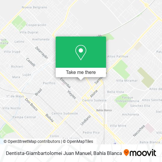 Dentista-Giambartolomei Juan Manuel map