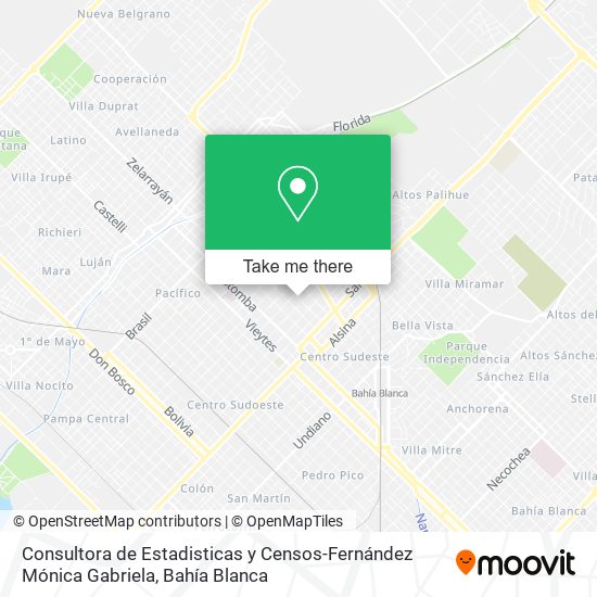 Consultora de Estadisticas y Censos-Fernández Mónica Gabriela map