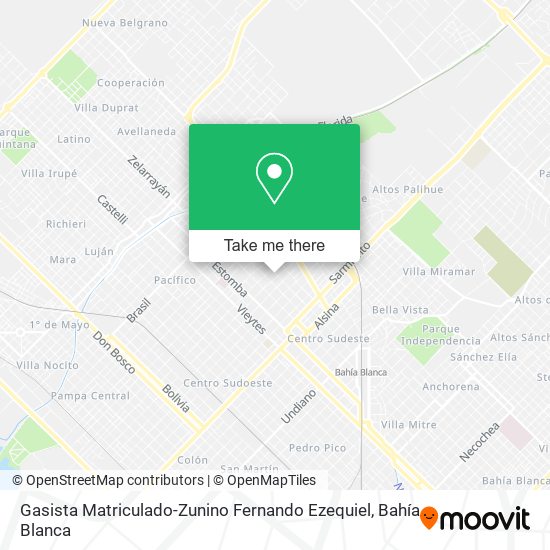 Gasista Matriculado-Zunino Fernando Ezequiel map