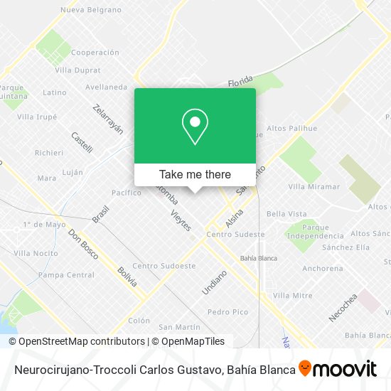 Neurocirujano-Troccoli Carlos Gustavo map