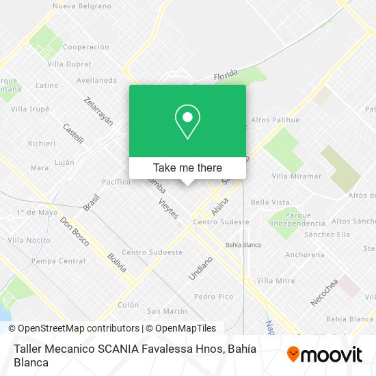 Taller Mecanico SCANIA Favalessa Hnos map