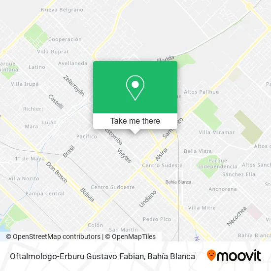 Mapa de Oftalmologo-Erburu Gustavo Fabian