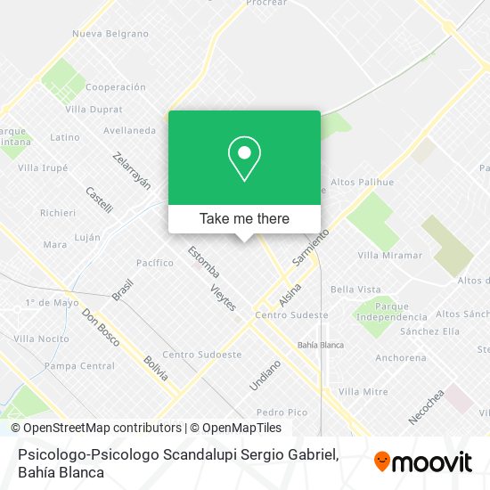 Psicologo-Psicologo Scandalupi Sergio Gabriel map