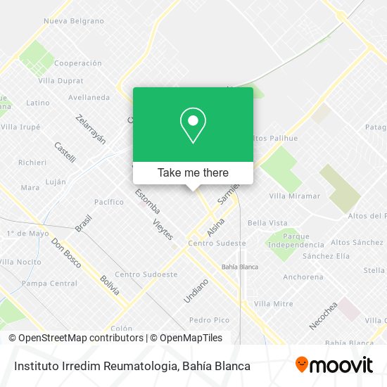 Mapa de Instituto Irredim Reumatologia