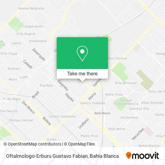 Oftalmologo-Erburu Gustavo Fabian map