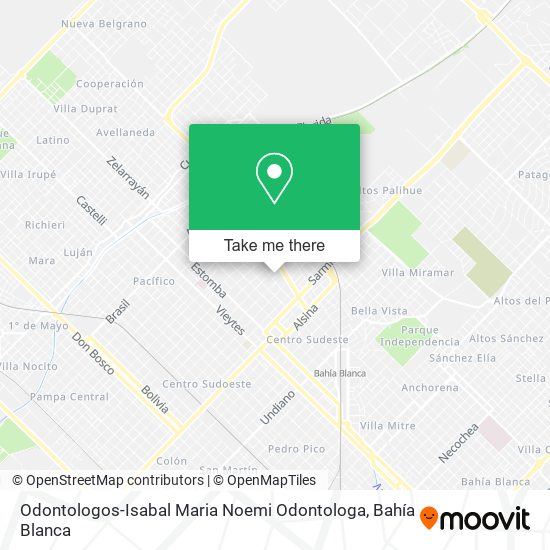 Mapa de Odontologos-Isabal Maria Noemi Odontologa