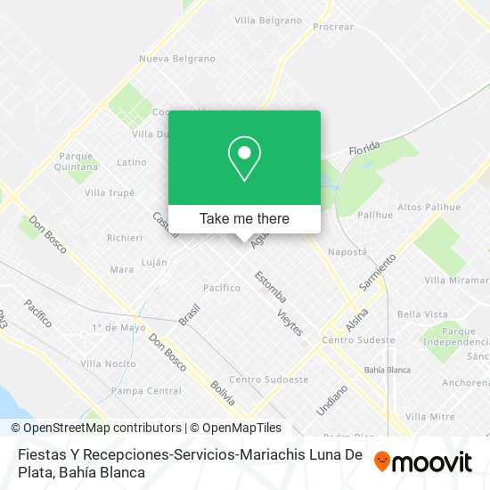 Fiestas Y Recepciones-Servicios-Mariachis Luna De Plata map