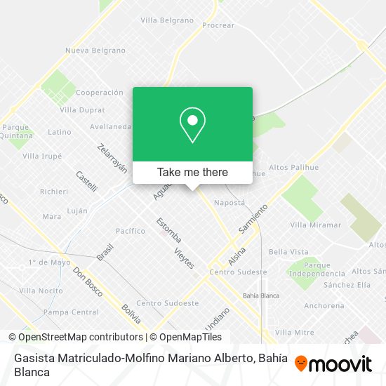 Gasista Matriculado-Molfino Mariano Alberto map