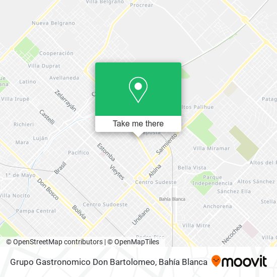 Grupo Gastronomico Don Bartolomeo map