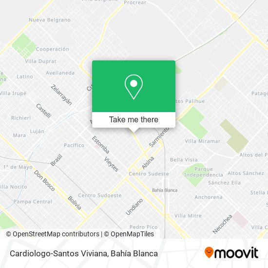 Mapa de Cardiologo-Santos Viviana