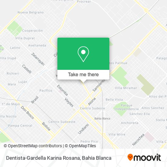 Mapa de Dentista-Gardella Karina Rosana