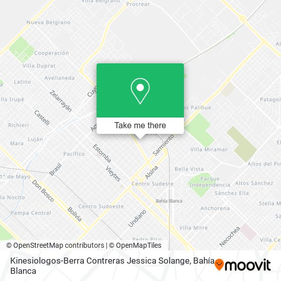 Mapa de Kinesiologos-Berra Contreras Jessica Solange