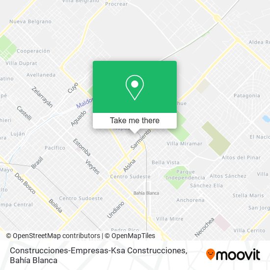 Construcciones-Empresas-Ksa Construcciones map