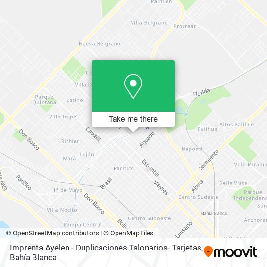 Imprenta Ayelen - Duplicaciones Talonarios- Tarjetas map