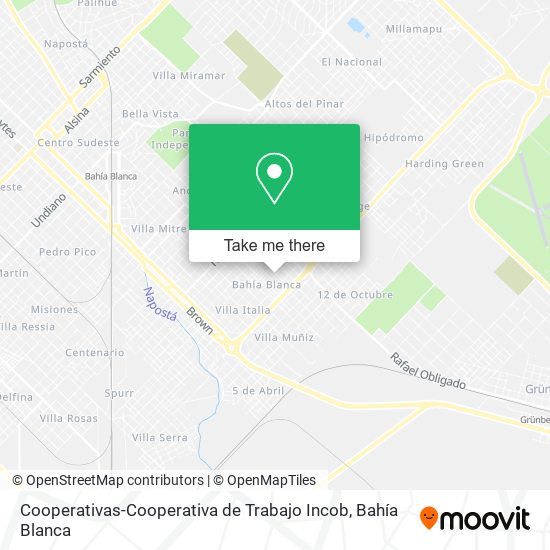 Cooperativas-Cooperativa de Trabajo Incob map