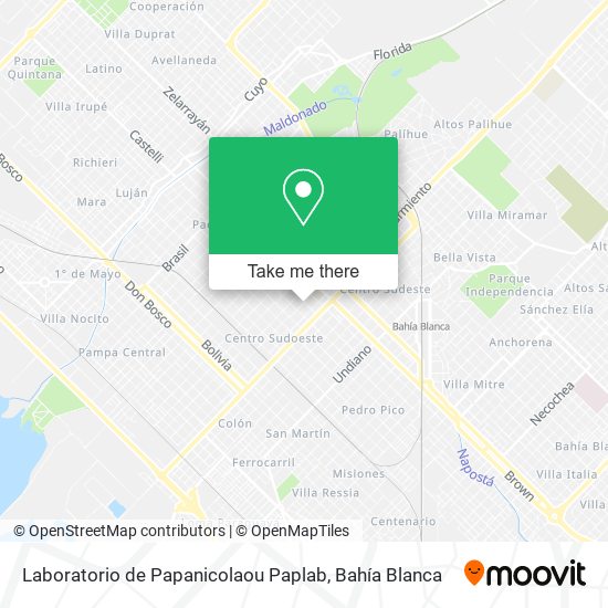 Laboratorio de Papanicolaou Paplab map