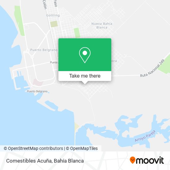 Comestibles Acuña map