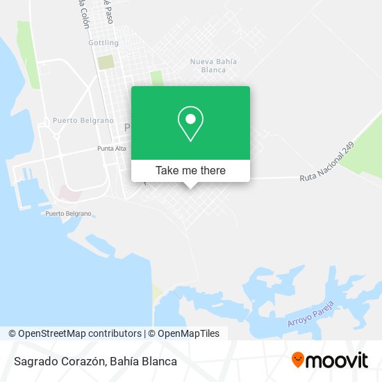 Sagrado Corazón map