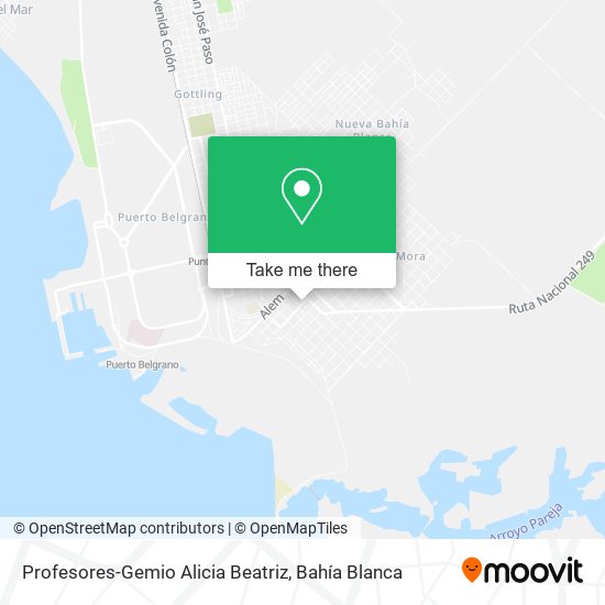 Mapa de Profesores-Gemio Alicia Beatriz