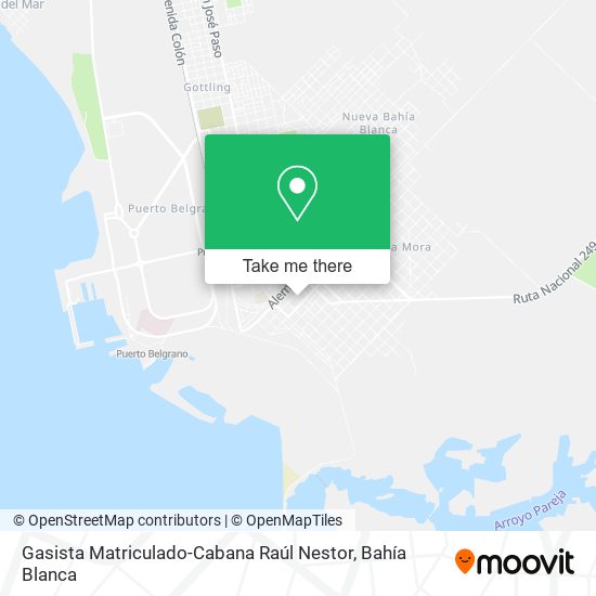 Gasista Matriculado-Cabana Raúl Nestor map