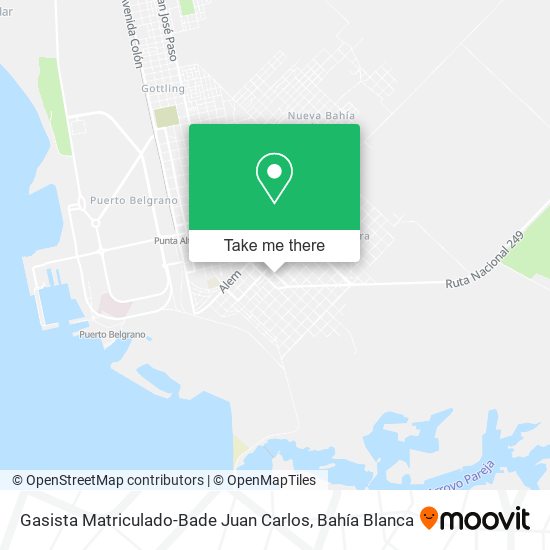 Mapa de Gasista Matriculado-Bade Juan Carlos