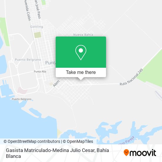 Mapa de Gasista Matriculado-Medina Julio Cesar