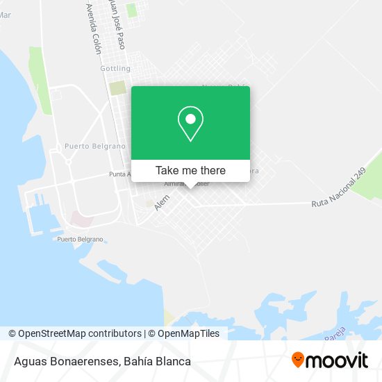 Aguas Bonaerenses map