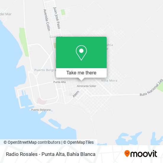 Radio Rosales - Punta Alta map