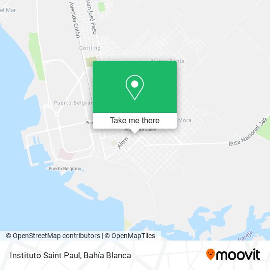 Instituto Saint Paul map