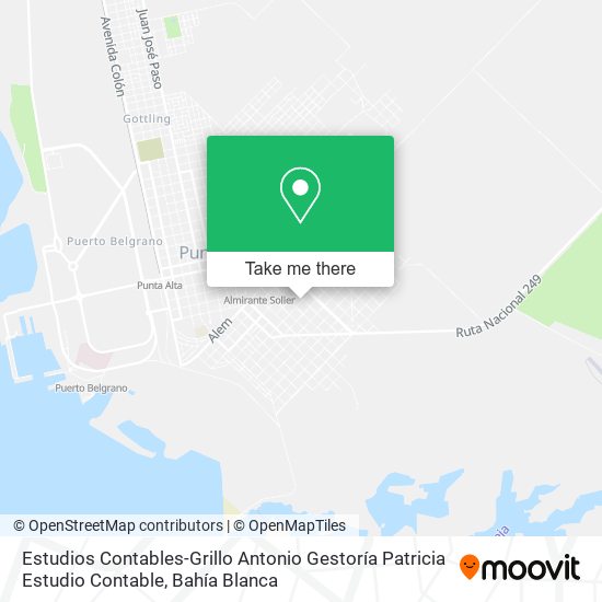 Estudios Contables-Grillo Antonio Gestoría Patricia Estudio Contable map